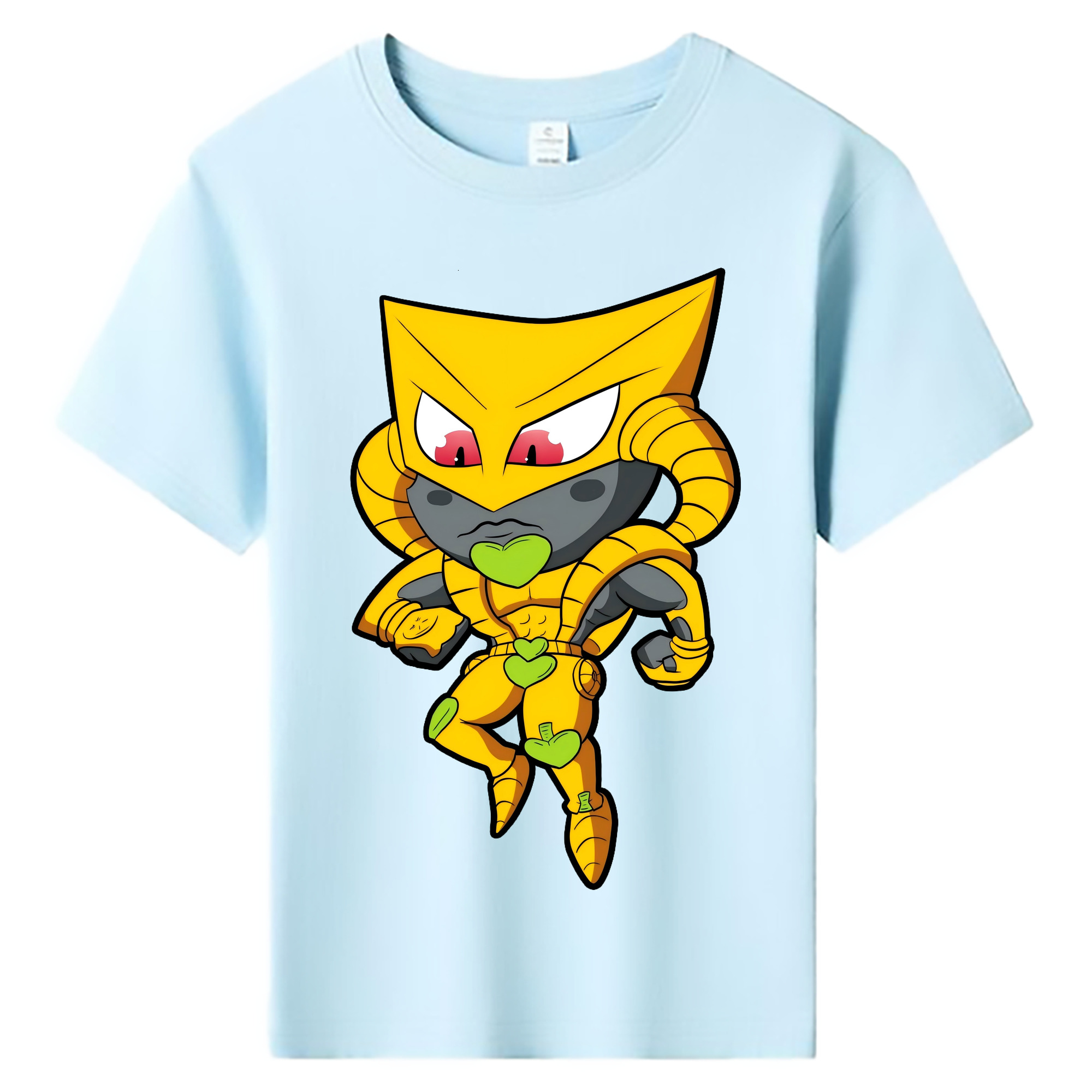 （画像用） ジョジョの奇妙な冒険 ディオ?ブランドー JoJo's Bizarre Adventure Dio Brando 綿100％キッズTシャツ（フロントプリント）